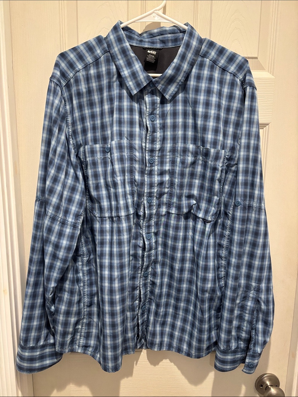 REI nylon quick-dry hiking / trail shirt